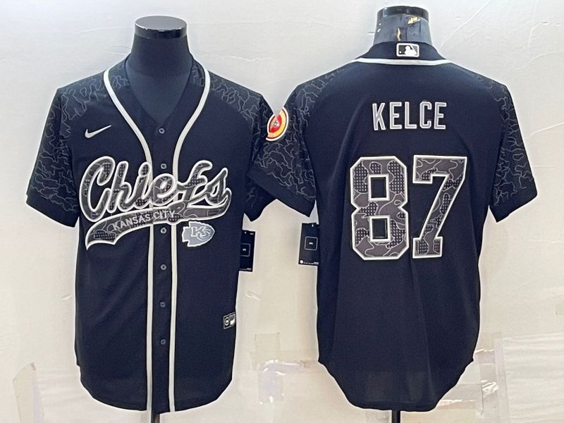 Men Kansas City Chiefs #87 Kelce Black Reflector 2022 Nike Limited NFL Jersey->indianapolis colts->NFL Jersey